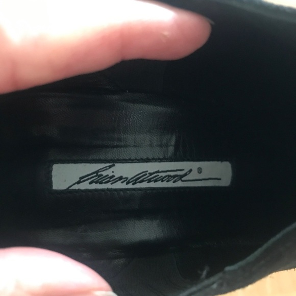 BRIAN ATWOOD Suede Platform Nolita Booties Size 10 - Picture 8 of 10